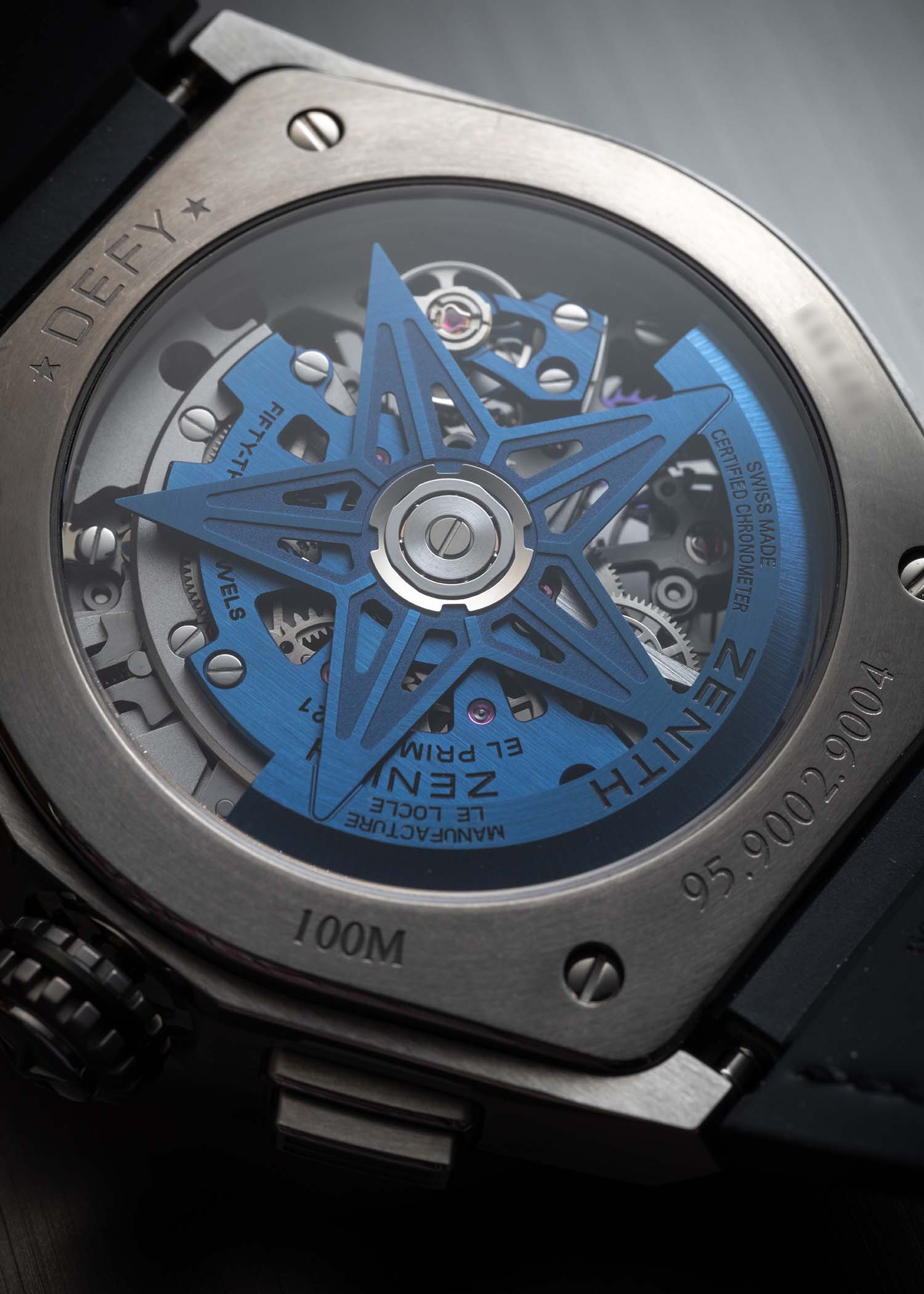 Zenith Defy El Primero 21 High Frequency Chronograph Blue Openwork 95.9002.9004/78.R584